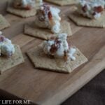 Goat Cheese and Honey Fig Crackers at www.ahealthylifeforme.com