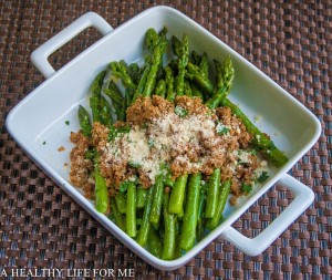 Asparagus with Buttered Breadcrumbs
