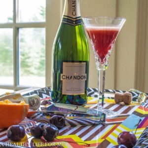 Orange and Cherry Mimosa