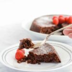 Chocolate Almond Torte a dense, decadent cake recipe that is also gluten free | ahealthylifeforme.com