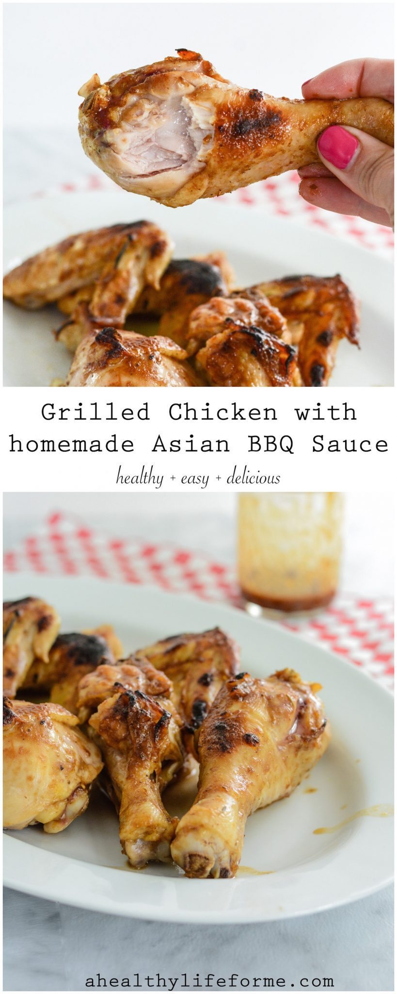 Grilled Chicken Asian Barbecue Sauce Recipe | ahealthylifeforme.com