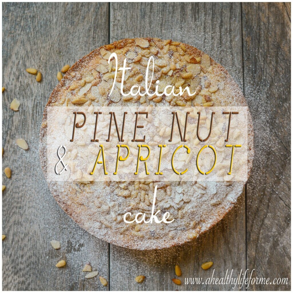 Gluten Free Dairy Free Italian Pine Nut and Apricot Cake 
