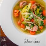 Poached Salmon Soup Recipe | ahealthylifeforme.com