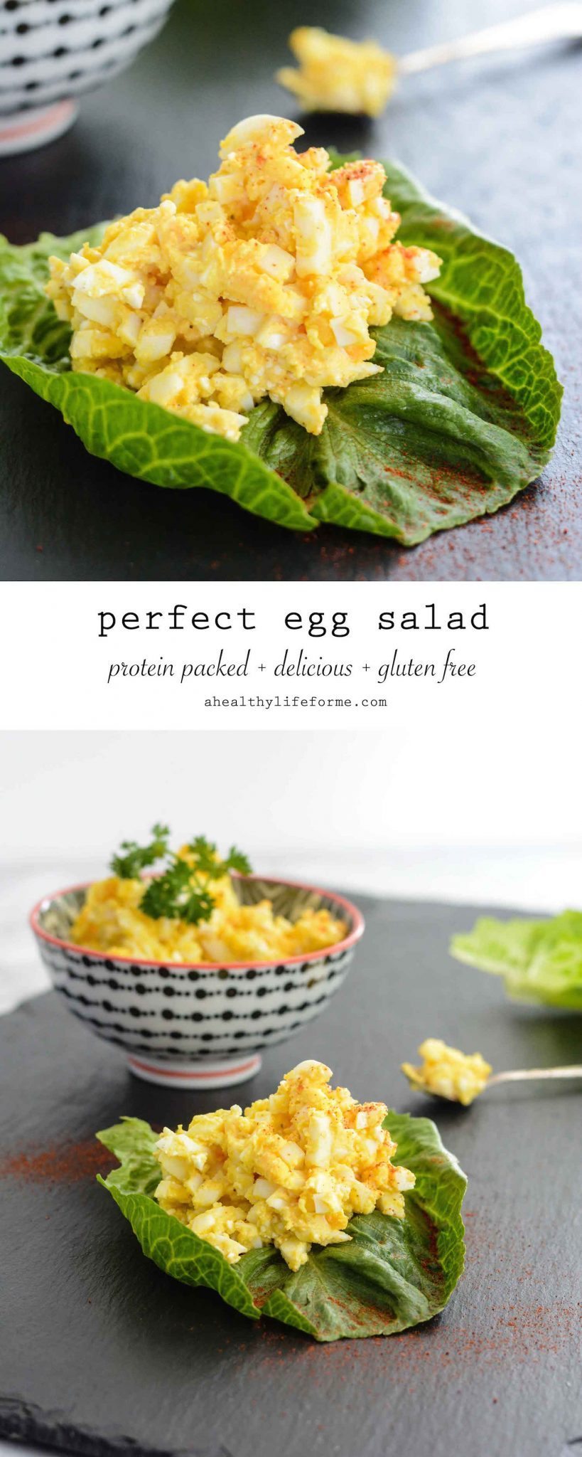 Perfect Egg Salad Recipe that is quick and easy to prepare and packed with protein | ahealthylifeforme.com