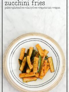 Baked Zucchii Fries Recipe | ahealthylifeforme.com