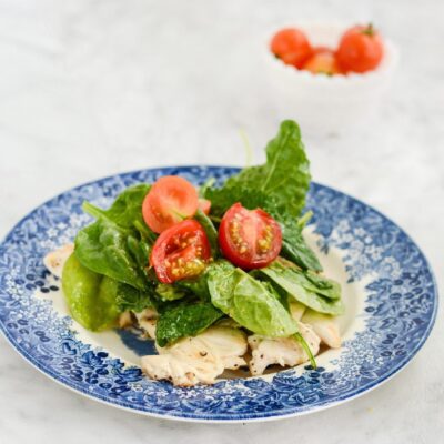 Chicken Paillard and Lemon Salad Recipe is gluten free, dairy free paleo and ready in under 30 minutes | ahealthylifeforme.com