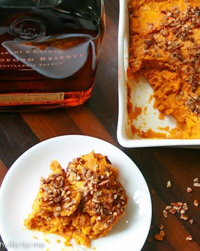 Sweet Potato Casserole with Bourbon Glaze Recipe