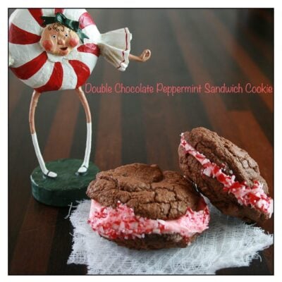 Double Chocolate Cookie Peppermint Sandwich Recipe | ahealthylifeforme.com