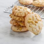 Italian Pignoli Cookie is an italian sicilian classic cookie recipe that is similar to a macroon crispy chewy and almondy cookie | ahealthylifeforme.com