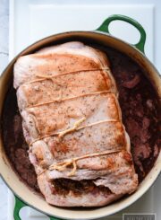 Pork Shoulder with Fig Sauce Recipe | ahealthylifeforme.com