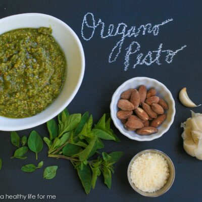 Oregano Pesto Recipe | ahealthylifeforme.com