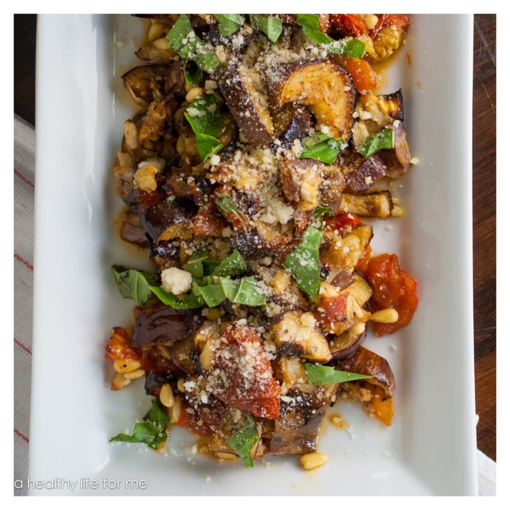 Grilled Eggplant and Tomato Salad 5