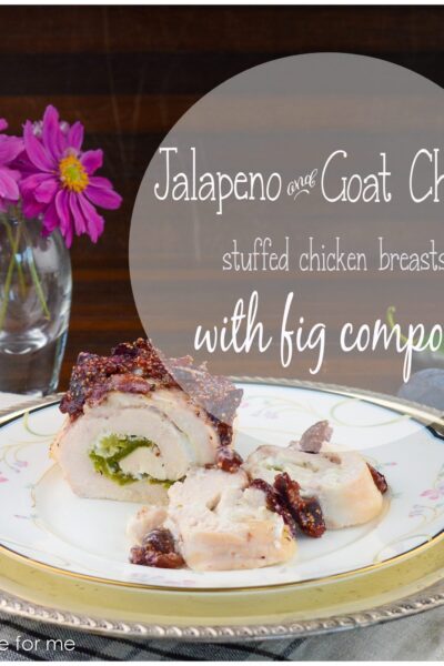 jalapeño goat cheese stuffed chicken recipe | ahealthylifeforme.com