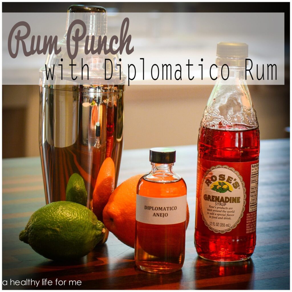 Rum Punch Ingredients Diplomatico Rum