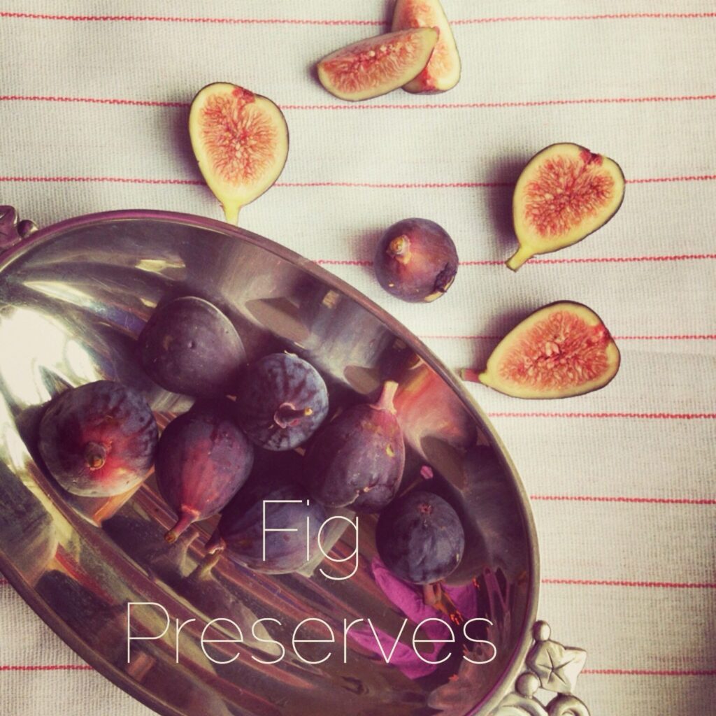 Fresh Figs to make Fig Preserve 