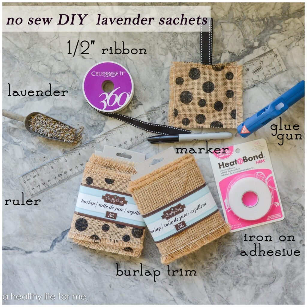 supplies for no sew lavender sachets copy great gift ideas