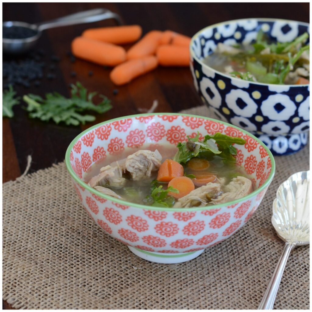 Lentil Kale Chicken Soup Healthy Recipe