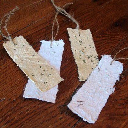 Seeded Paper Bookmark Craft-5 Easy Earth Day Craft Ideas