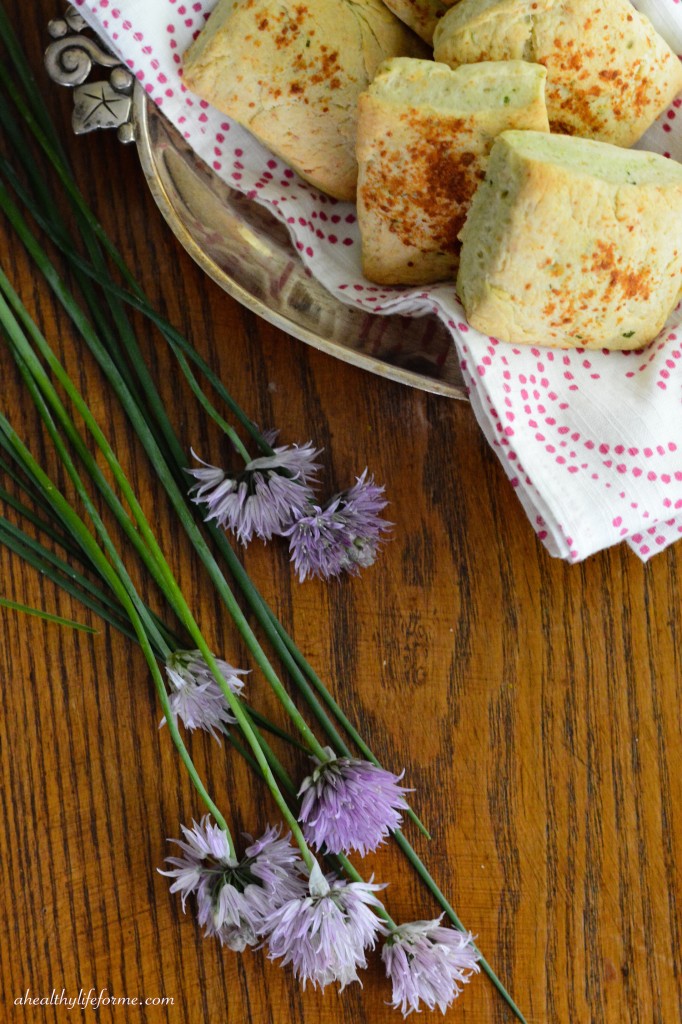 Chive and Parmesan Biscuits | Italian Turkey Sandwich with Chive Parmesan Biscuits | ahealthylifeforme.com