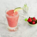 A Strawberry Watermelon Gin Fizz is the perfect sweet, refreshing cocktail to enjoy on a warm summer evening.