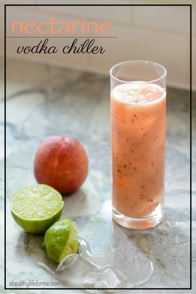 Nectarine Vodka Chiller Recipe | ahealthylifeformecom