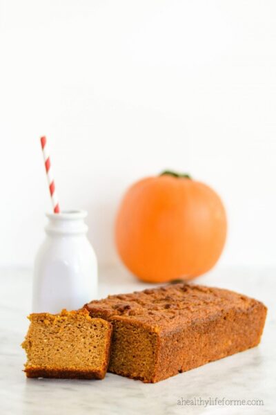 Paleo Gluten Free Pumpkin Bread Recipe | ahealthylifeforme.com