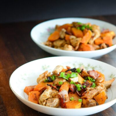 Sweet Potato Buffalo Chicken Recipe | ahealthylifeforme.com