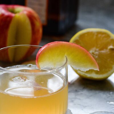 Apple Sidecar Cocktail Recipe | ahealthylifeforme.com
