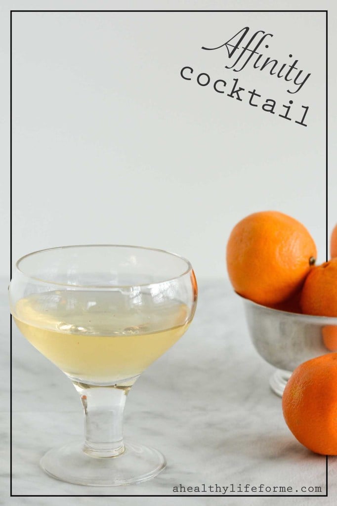 Affinity Cocktail Recipe | ahealthylifeforme.com