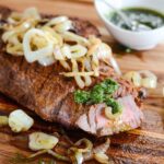 Grilled Cuban Steak with Chimichuirri Sauce paleo gluten free dairy free recipe | ahealthylifeforme.com