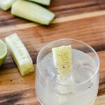 Cucumber Lime Black Pepper Cocktail Recipe | ahealthylifeforme.com