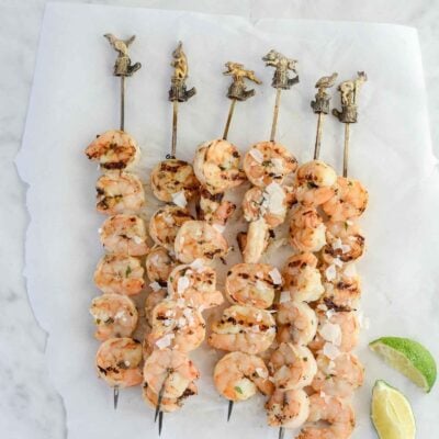 Coconut Lime Grilled Shrimp Gluten Free Paleo Dairy Free Recipe | ahealhtylifeforme.com