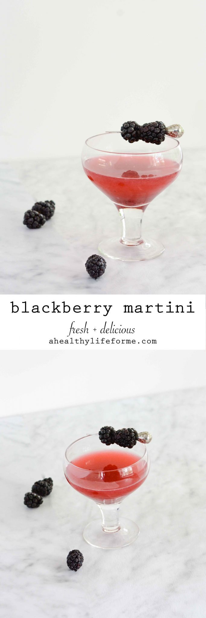 Blackberry Margarita made with fresh blackberry simple syrup vodka and st. germain  | ahealthylifeforme.com