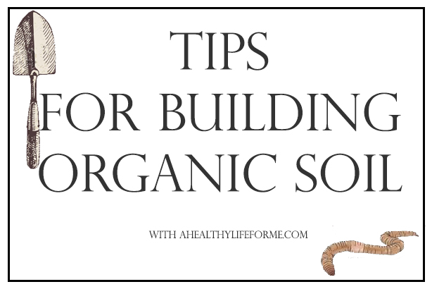 Tips for Building Organic Soil | ahealthylifeforme.com