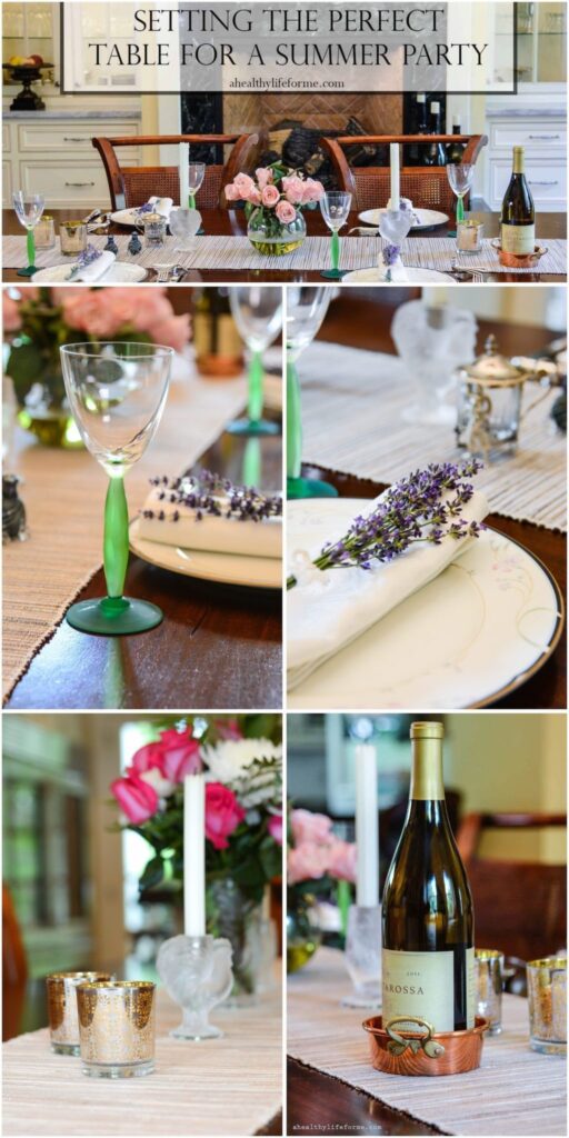 Setting the Perfect Table for Summer Dinner Party with bHome | ahealthylifeforme.com