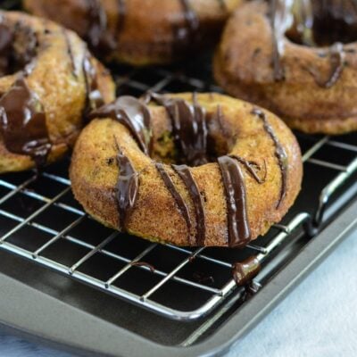 Gluten Free Zucchini Chocolate Donut Paleo Dairy Free Recipe | ahealthylifeforme.com