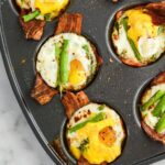 Paleo Egg Cups are the perfect breakfast to start off your day. Loads of protein, with fresh asparagus makes this gluten free, grain free, nut free, paleo and whole30 friendly | ahealthylifeforme.com