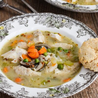 Paleo Chicken and Dumplings is a hearty one pot dinner that will satisfy the whole family Gluten Free Dairy Free Whole30 recipe | ahealthylifeforme.com