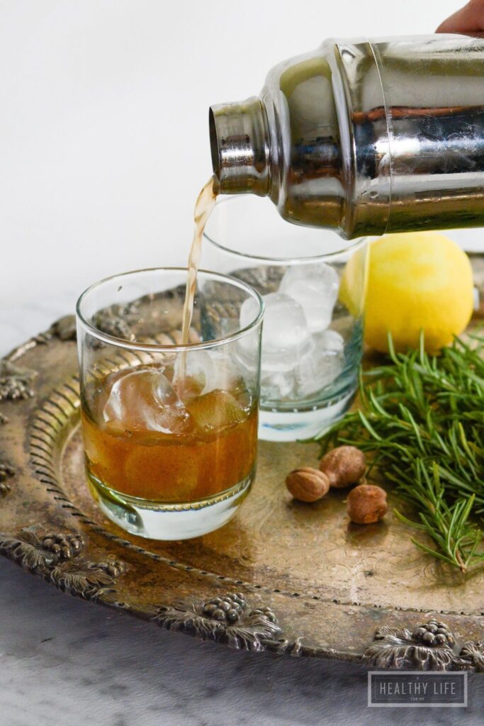 Bourbon Bomber Cocktail is the perfect drink to toast the fall season | ahealthylifeforme.com