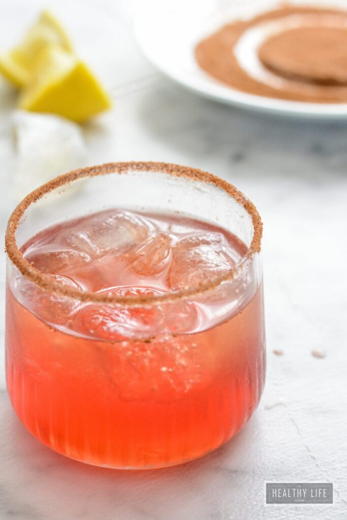 Amaretto Cranberry Spice Cocktail is a warm delicious spicy sweet cocktail recipe | ahealthylifeforme.com