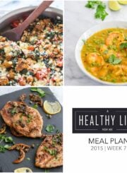 Weekly Meal Plan healthy recipes with shopping list | ahealthylifeforme.com