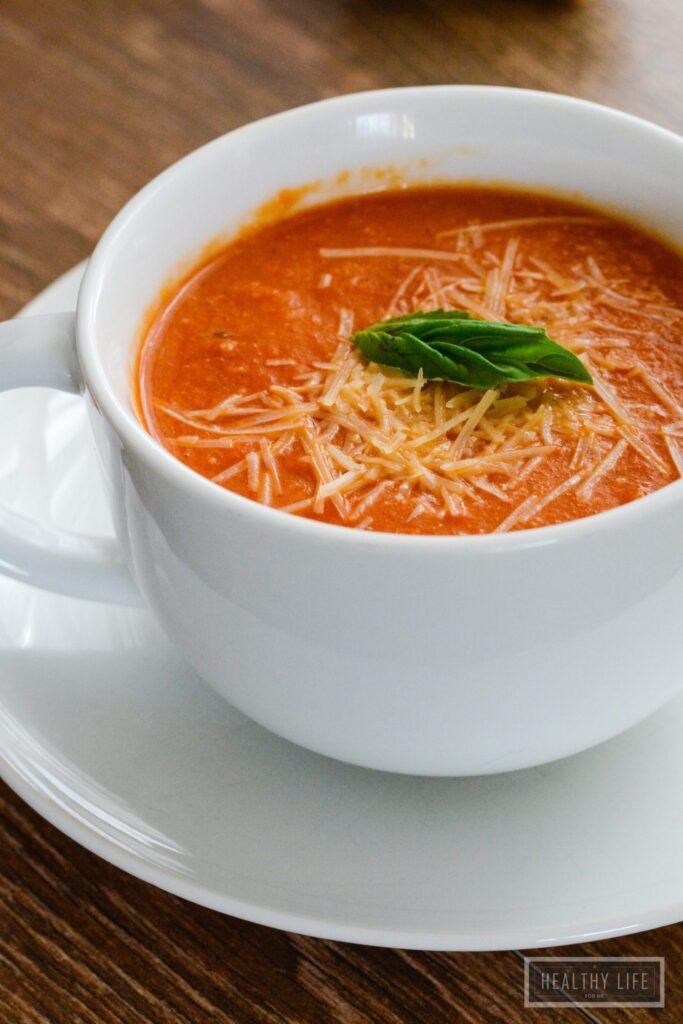 Tomato Bisque Soup is creamy delicious and gluten free recipe | ahealthylifeforme.com