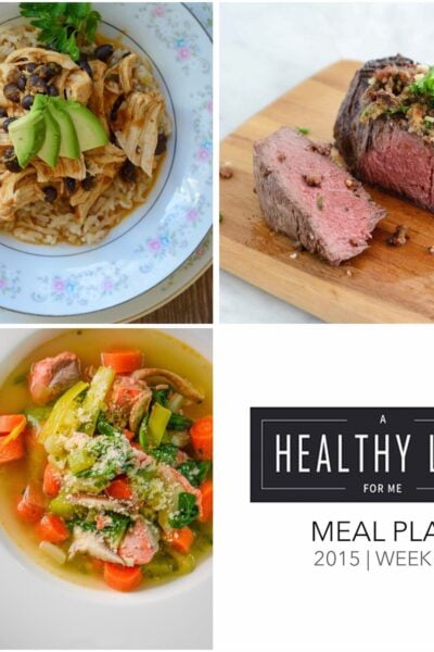 Meal Plan Week 13 with shopping list | ahealthylifeforme.com