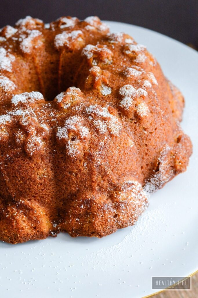 Pumpkin Ginger Pound Cake Recipe Gluten Free | ahealthylifeforme.com