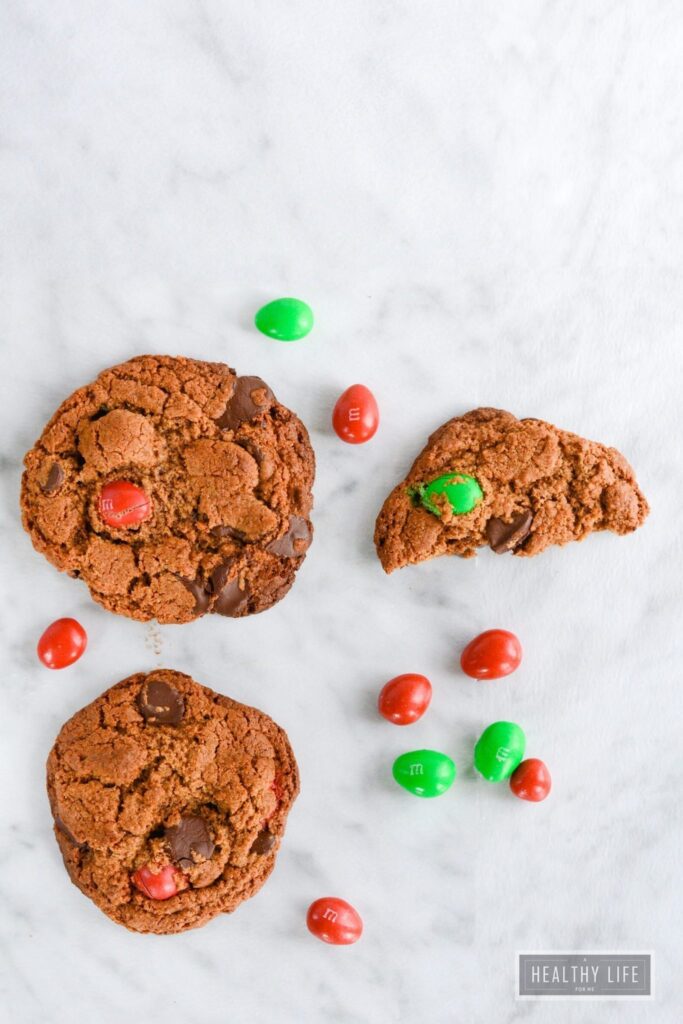 Gluten Free Double Almond Chocolate Chip Cookies & 100 of the best cookie recipes for Christmas | PasstheSushi.com