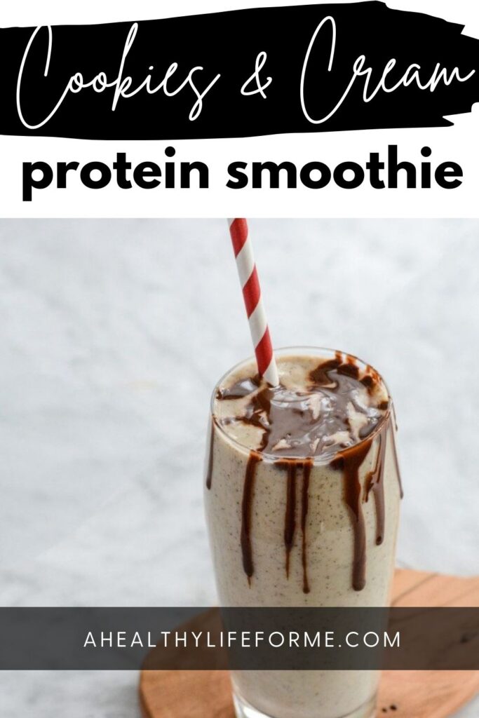 cookies and cream protein smoothie