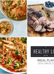 Healthy Weekly Meal Plan | ahealthylifeforme.com