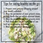 Tips for Eating on the Go | ahealthylifeforme.com