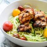 Gluten Free Paleo Maple Mustard Grilled Chicken Recipe is High protein Low Calorie | ahealthylifeforme.com