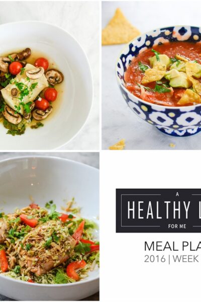Healthy recipes for your Meal Plan for the upcoming week
